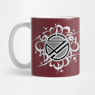 Sinister Motives tribal grey logo Mug